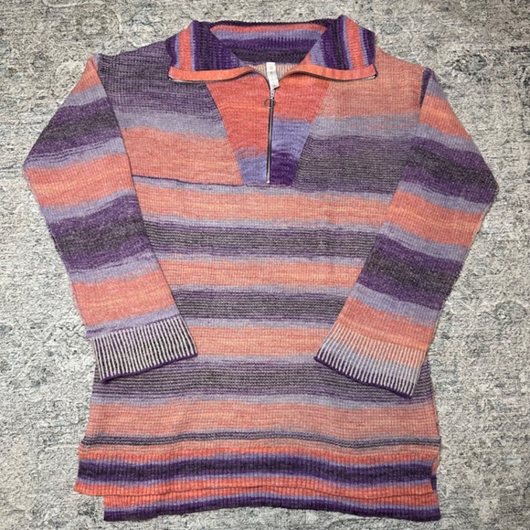 Daily Practice x Anthropologie Franconia Strip Tunic Sweater Dress Size M - Picture 2 of 7